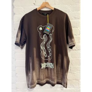 NWT! Teddy Fresh Acid Trip Brush Dye Tee Size Small